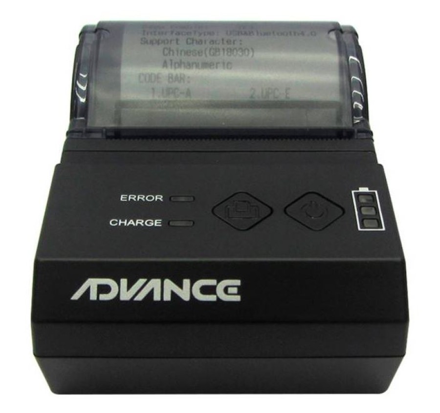 Impresora termica Inalámbrica Advance ADV-7011, velocidad de impresion 90 mm/seg.